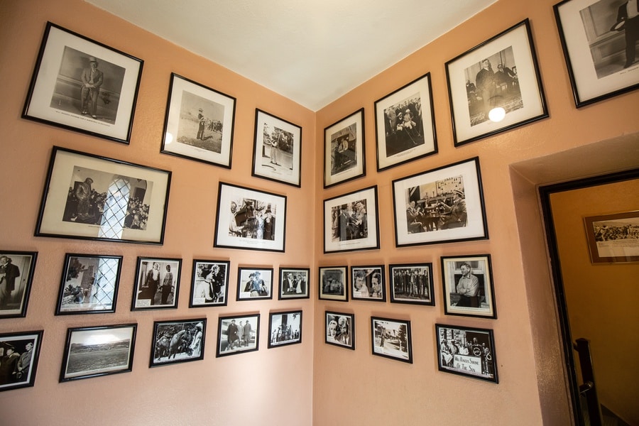 The Shrine’s stairways and alcoves display photographs encapsulating the life and legacy of Will Rogers.